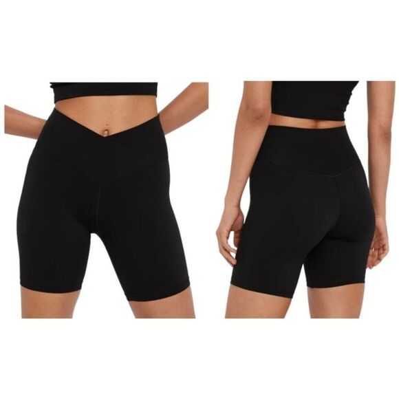 Offline by Aerie Real Me Hi-Rise Cross waist Bike short 7” inseam size XS - Picture 1 of 6
